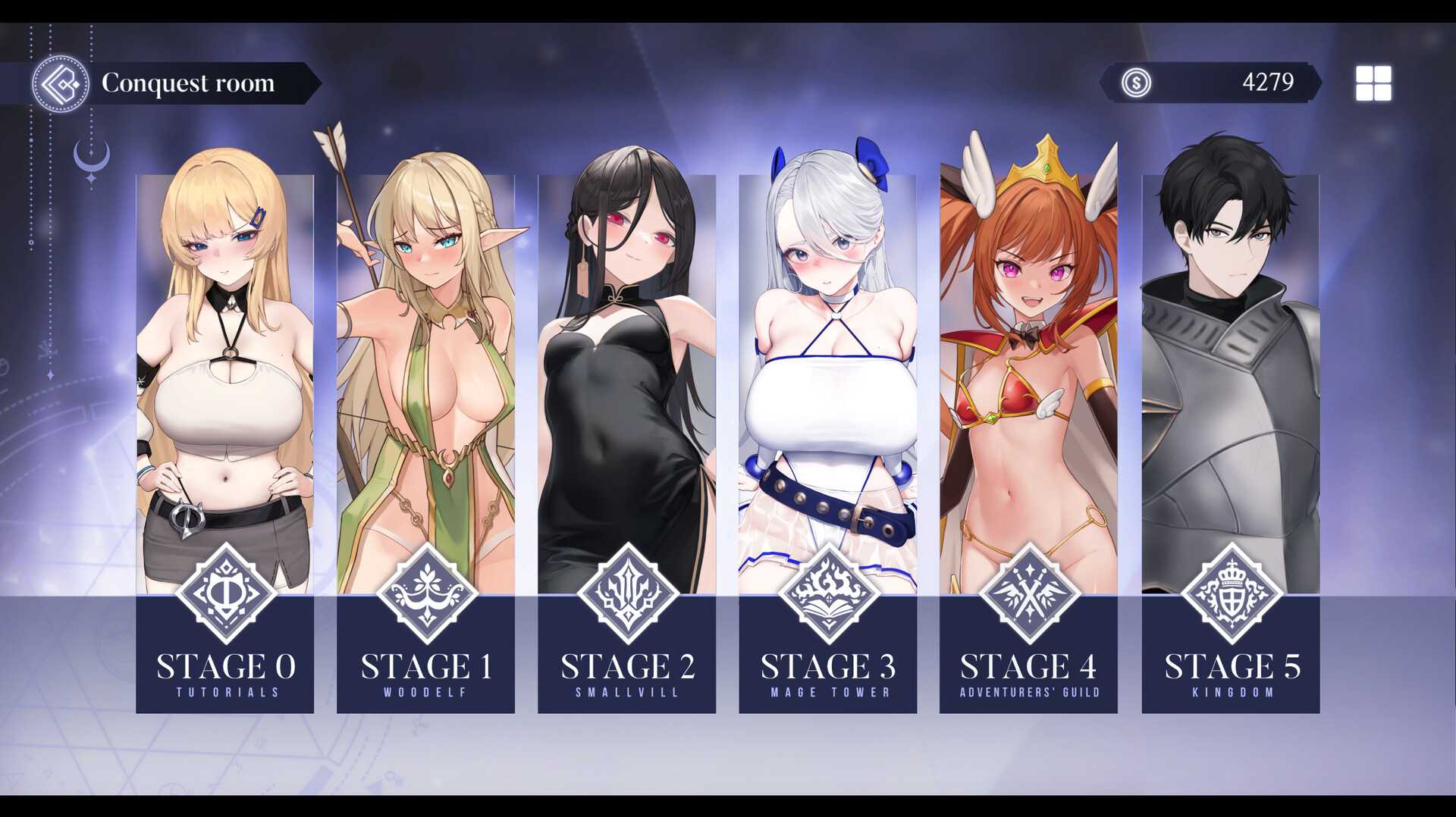 【互动探索SLG/中文/动态/CV】为了女王 V1.5233 官方中文步兵版+全CG回想+新DLC【大更新/肉鸽/6G】插图1